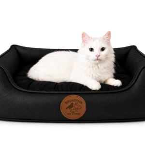 Luxury Waterproof Pet Sofa Bed – Premium Leather Dog & Cat Bed with Raised Sides