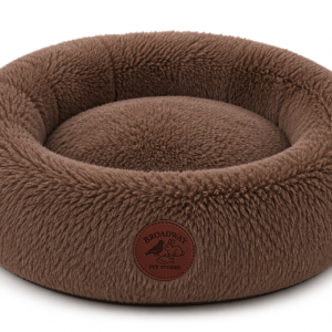 Calming Donut Dog Bed – Ultra Soft Plush Round Pet Bed for Dogs & Cats
