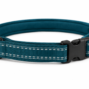 Reflective Adjustable Dog Collar – Soft Padded Nylon Pet Collar with Quick Release Buckle